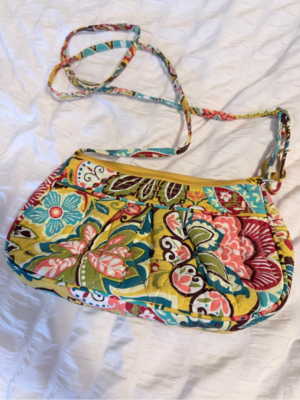 Vera Bradley Crossbody Bag - Cassidy Provençal Yellow Multi